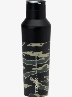 Hot Quiksilver X Corkcicle Water Bottle Camo Print Crucial Battle