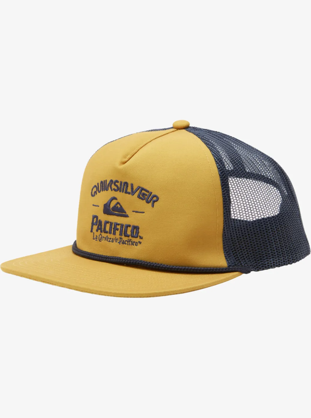 Hot Quiksilver X Pacifico Cervesa Trucker Hat Goldie