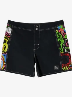 Discount Quiksilver X Saturdays Nyc Original Arch 16" Boardshorts Black