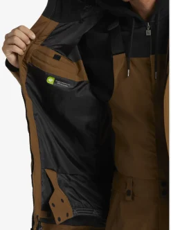 Clearance Quiksilver X Saturdays Nyc Technical Snow Jacket Sepia