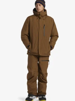 Clearance Quiksilver X Saturdays Nyc Technical Snow Jacket Sepia