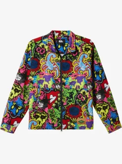 Outlet Quiksilver X Saturdays Nyc Cotton Zip-Up Jacket Black