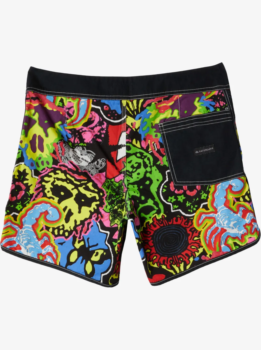 Cheap Quiksilver X Saturdays Nyc Original Scallop 16" Boardshorts Black
