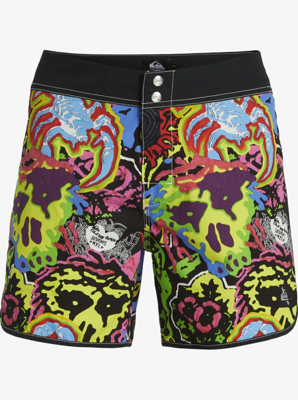 Cheap Quiksilver X Saturdays Nyc Original Scallop 16" Boardshorts Black