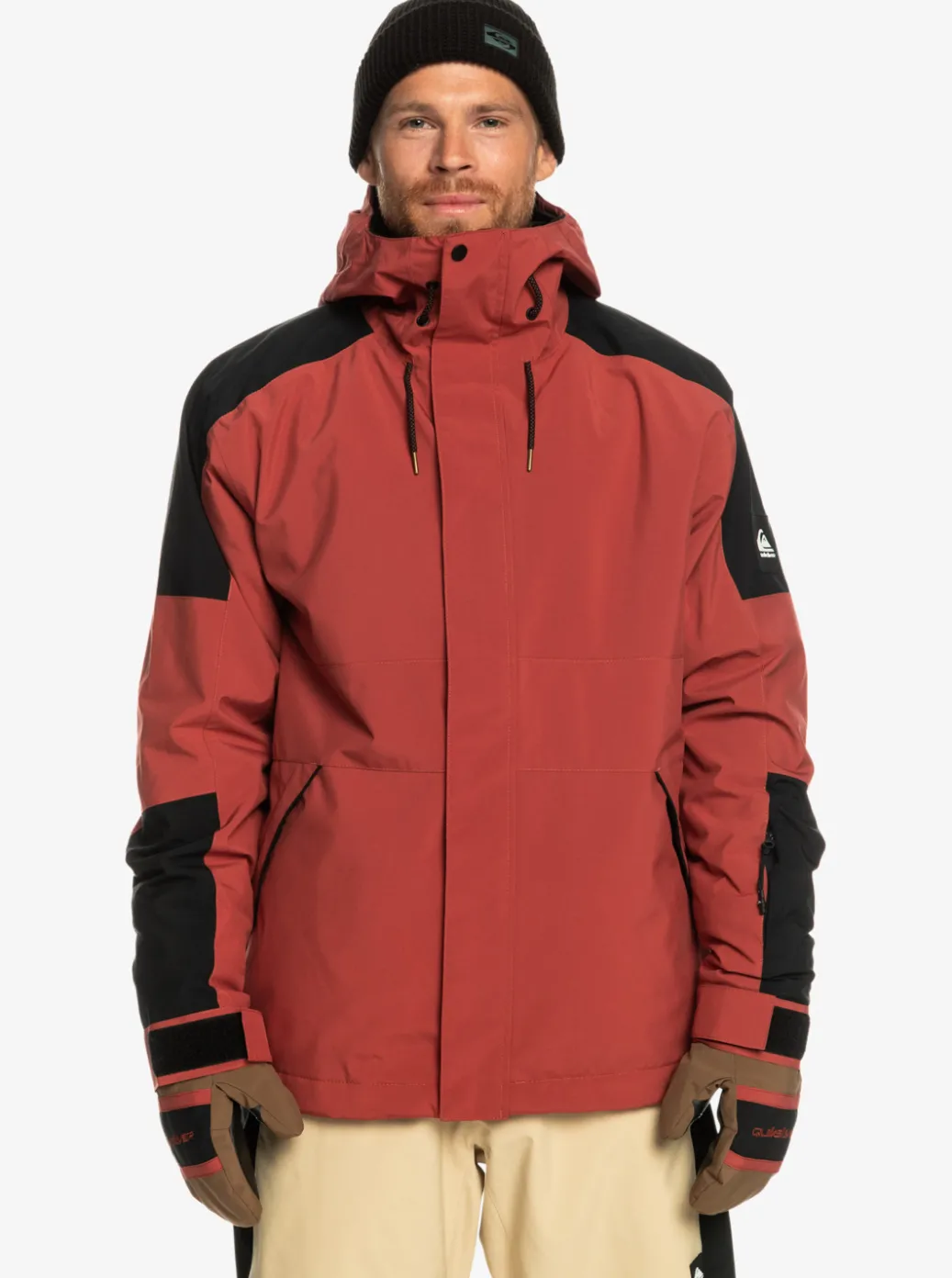 Shop Quiksilver Radicalo Technical Snow Jacket Marsala