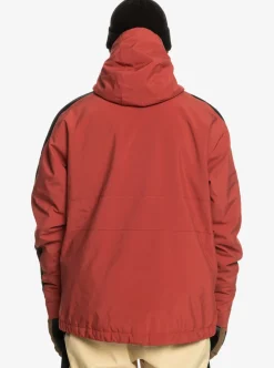 Shop Quiksilver Radicalo Technical Snow Jacket Marsala