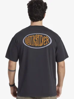 Online Quiksilver Real Surfin T-Shirt Black