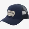 Shop Quiksilver Reeled In Trucker Hat Navy Blazer