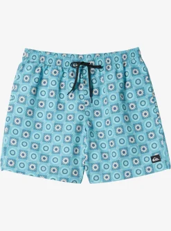 Best Quiksilver Re-Mix 17" Volleys Pastel Turquoise