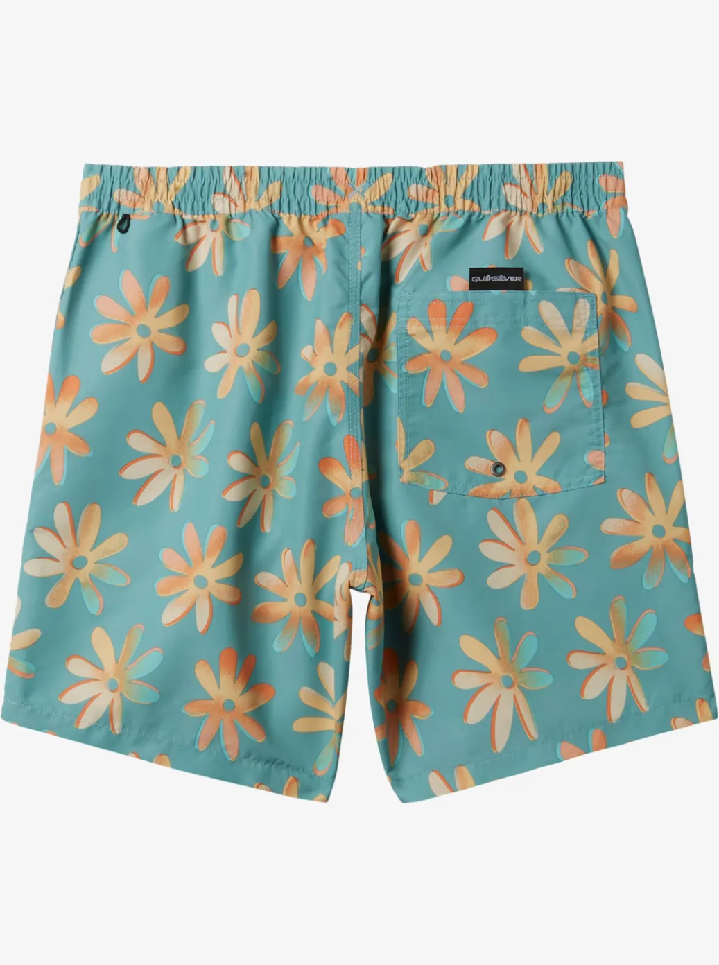 Cheap Quiksilver Re-Mix 17" Volleys Cameo Blue