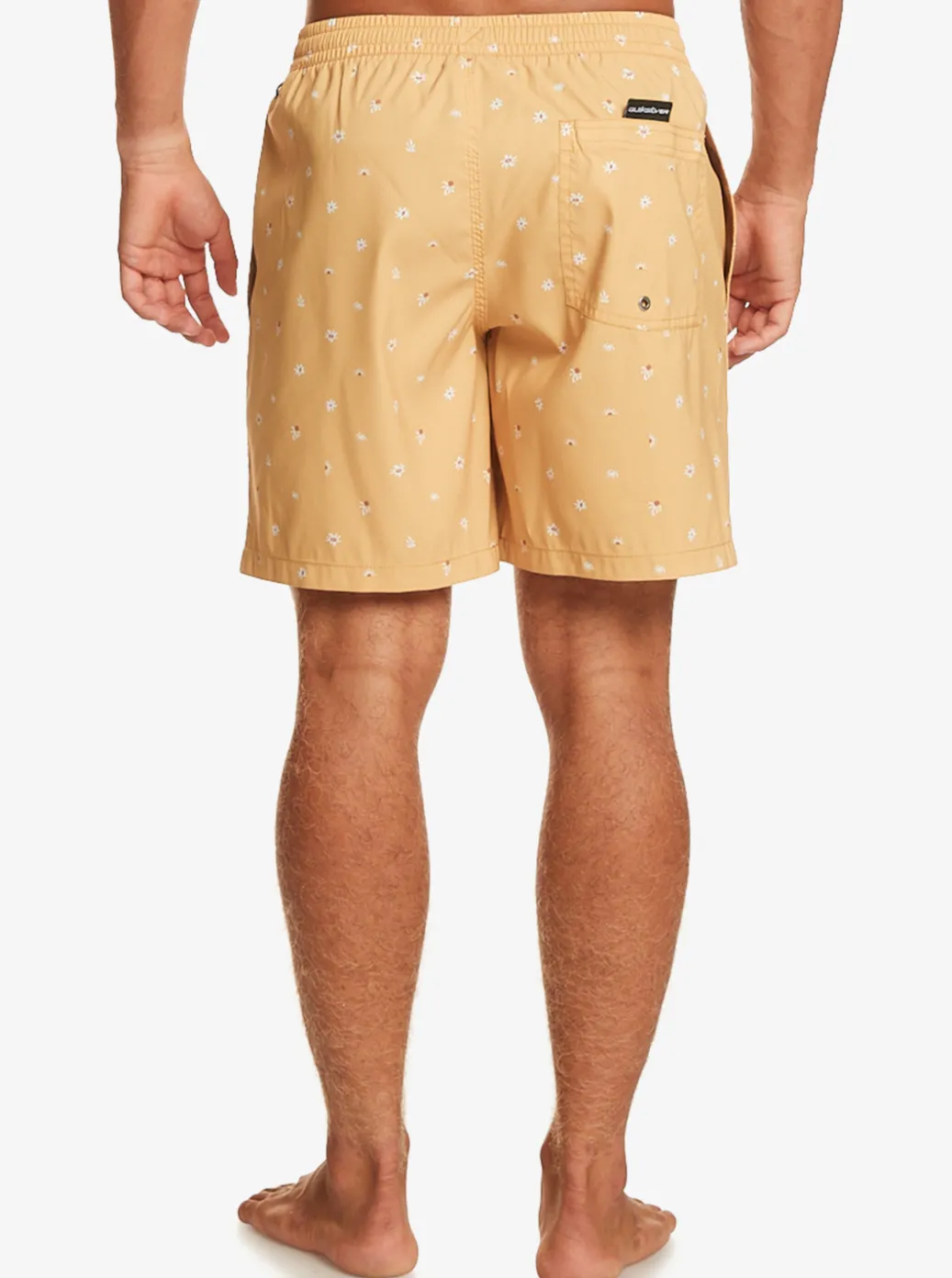 Hot Quiksilver Re-Mix 17" Volleys Mustard