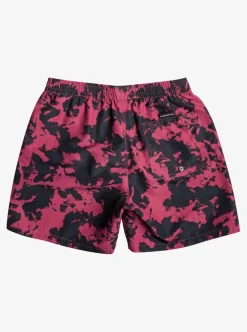 New Quiksilver Re-Mix 17" Volleys Mineral Red