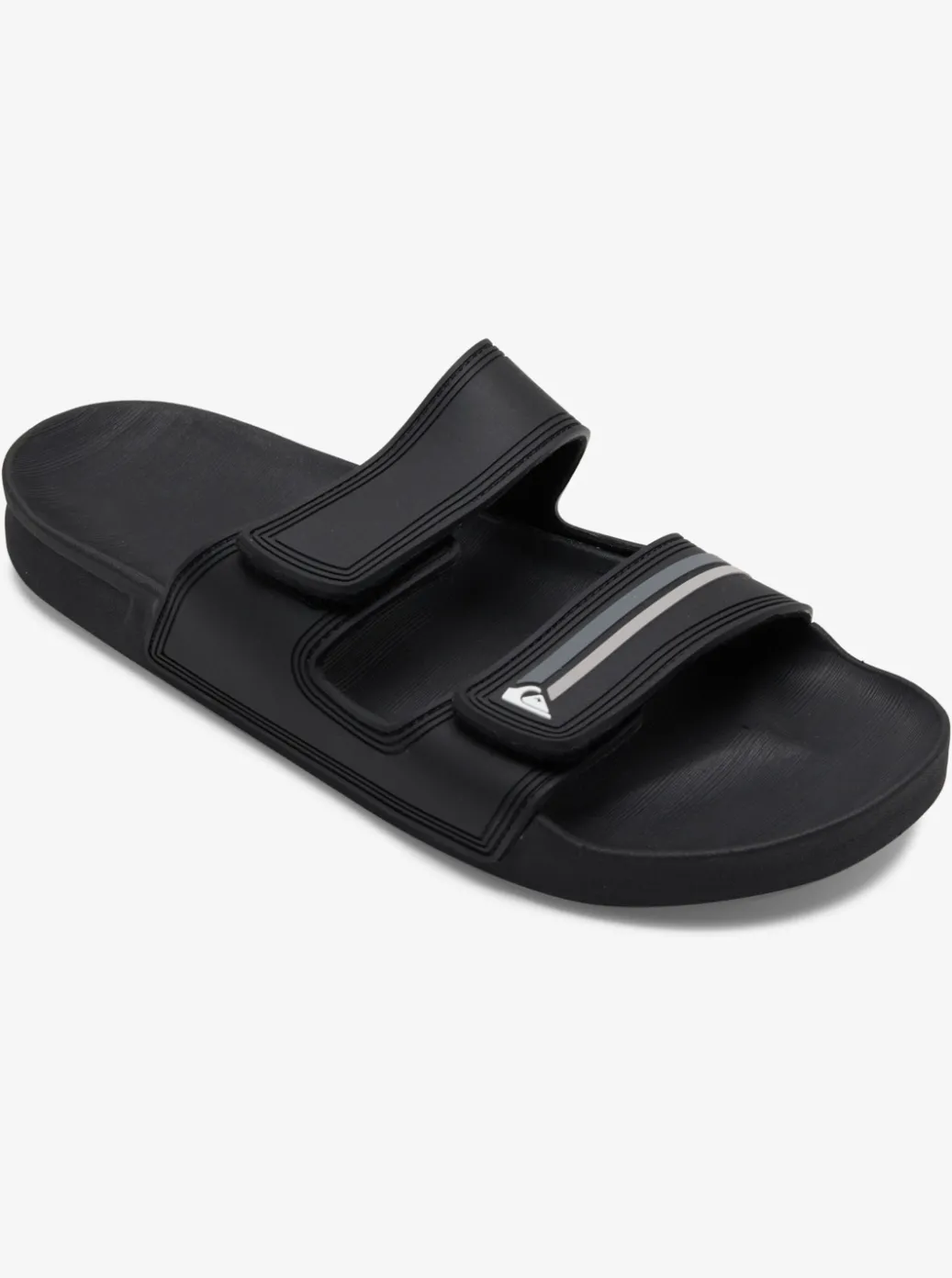 Cheap Quiksilver Rivi Double Adjust Sandals Black/Grey/Black