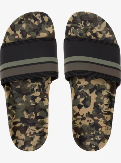 Online Quiksilver Rivi Slides Green 2