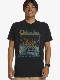 Hot Quiksilver Rockin T-Shirt Black