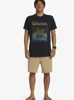 Hot Quiksilver Rockin T-Shirt Black