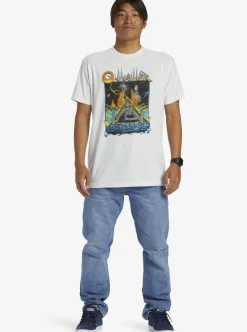 Store Quiksilver Rockin T-Shirt Antique White