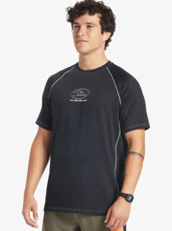Sale Quiksilver Saturn Surf Tee Short Sleeve Surf Tee Black