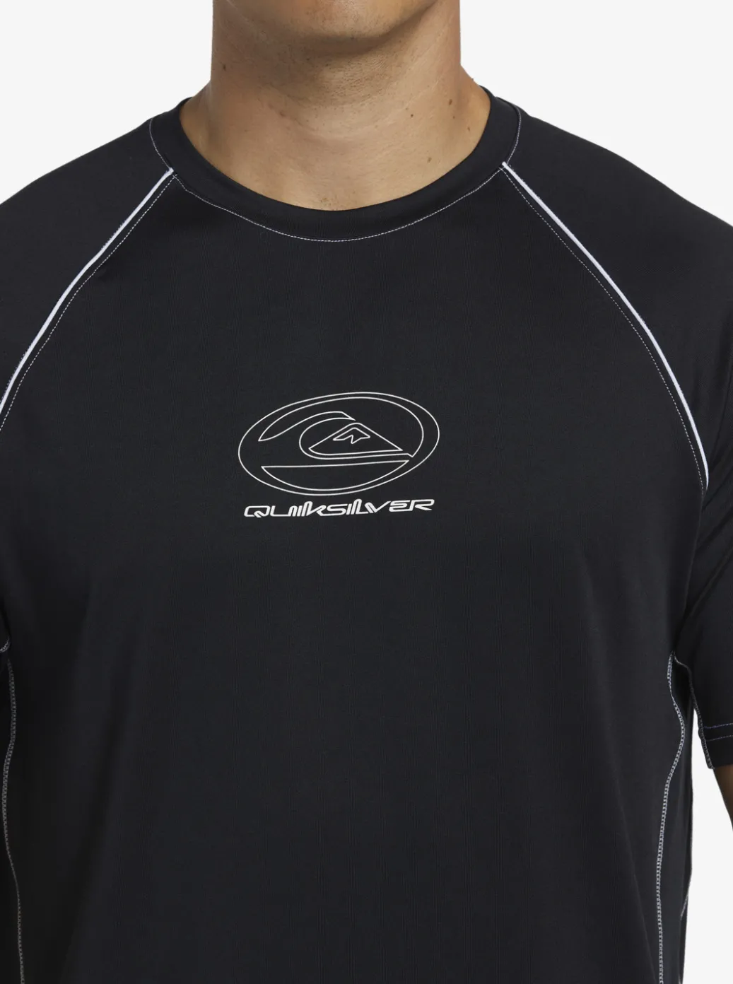 Sale Quiksilver Saturn Surf Tee Short Sleeve Surf Tee Black