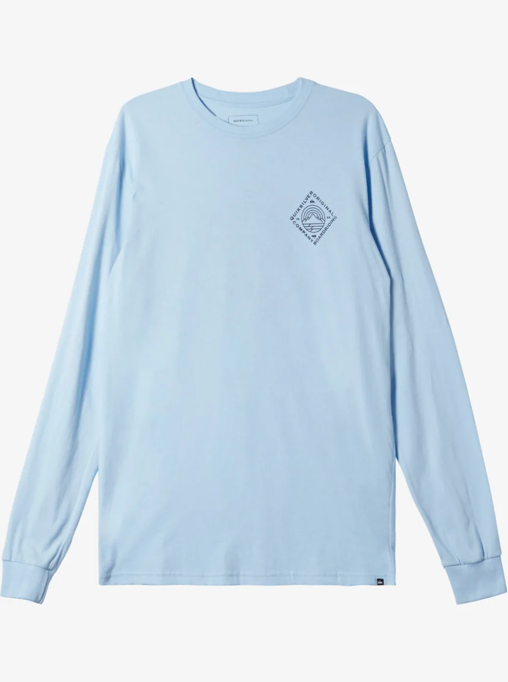 Clearance Quiksilver Scenic View Long Sleeve T-Shirt Clear Sky