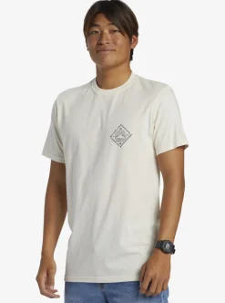 New Quiksilver Scenic View T-Shirt Birch