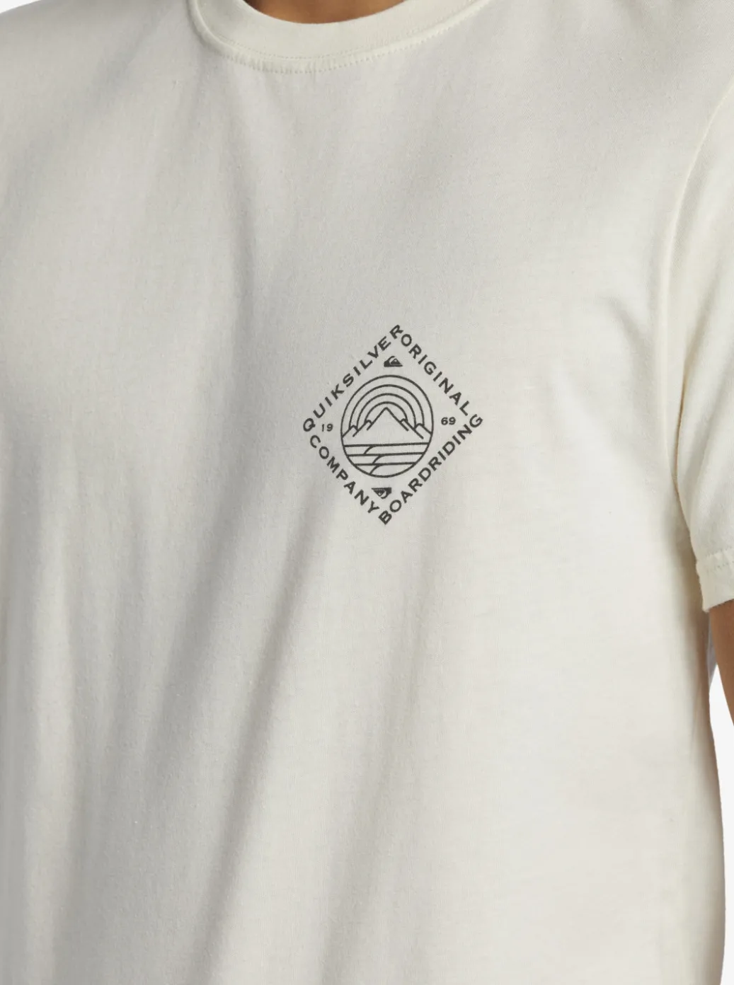 New Quiksilver Scenic View T-Shirt Birch