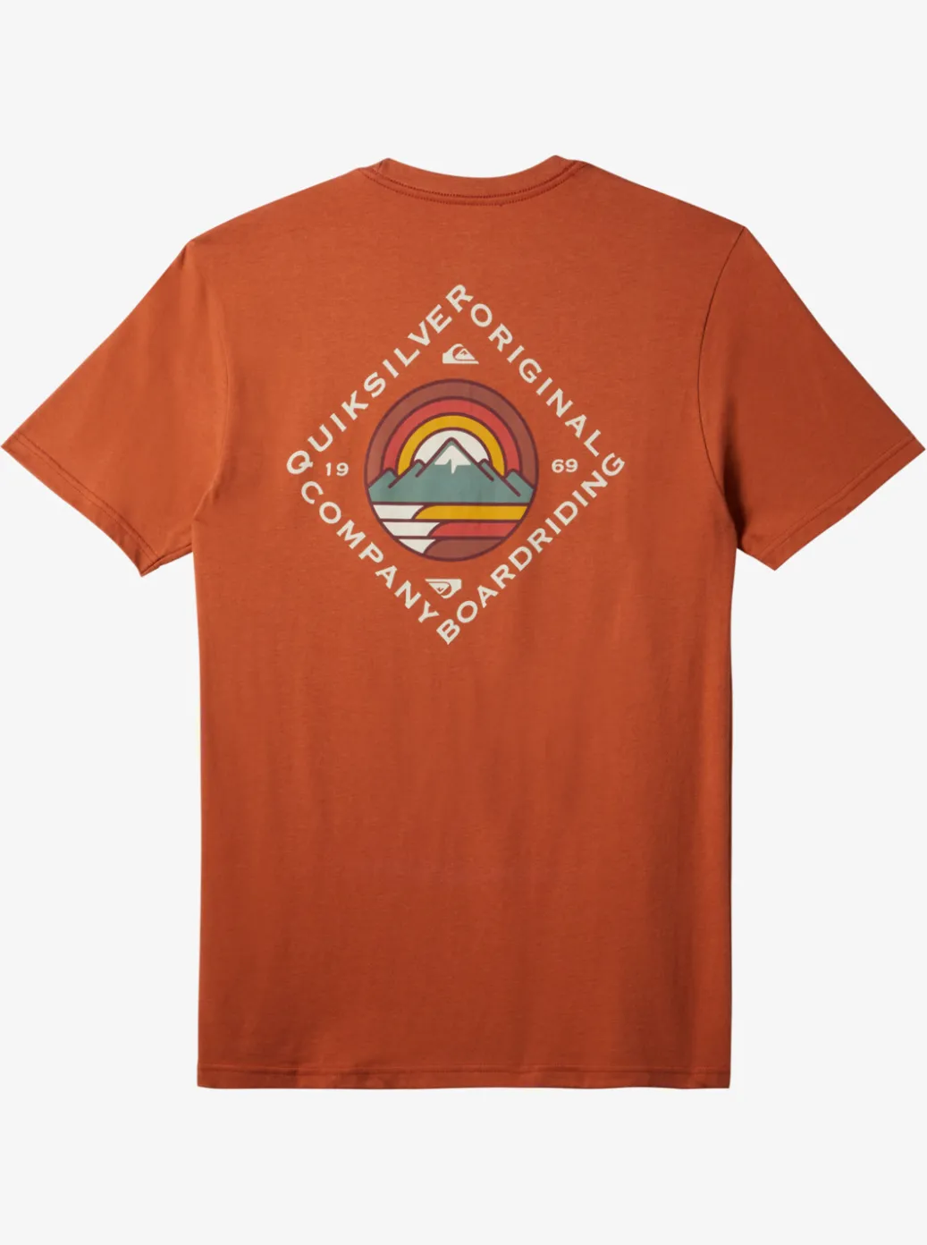 Best Sale Quiksilver Scenic View T-Shirt Baked Clay