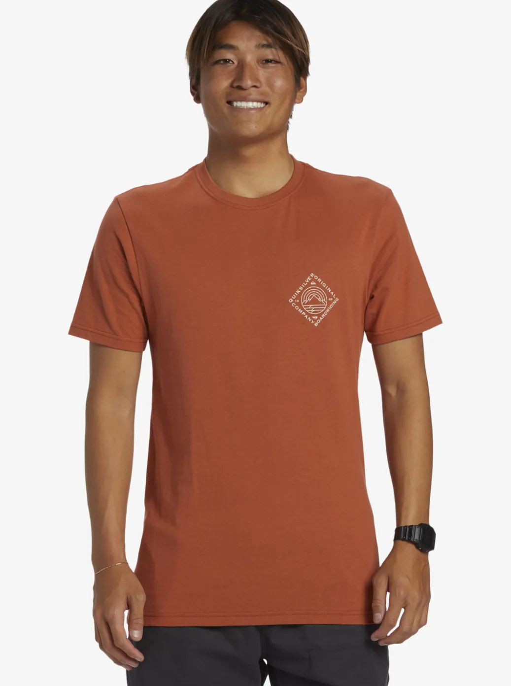 Best Sale Quiksilver Scenic View T-Shirt Baked Clay