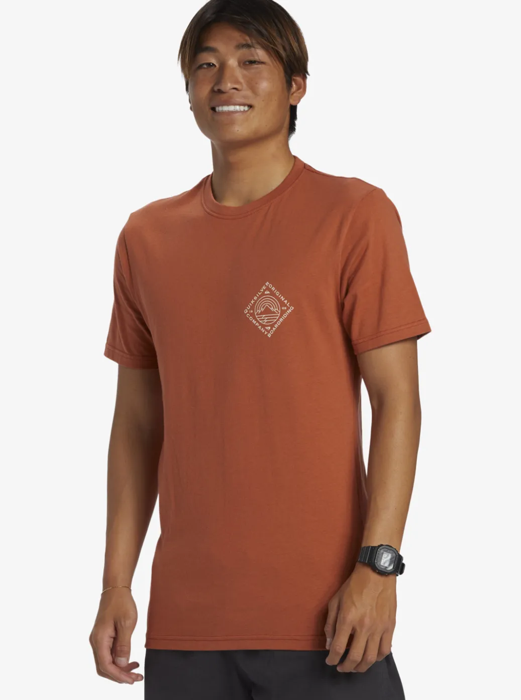 Best Sale Quiksilver Scenic View T-Shirt Baked Clay