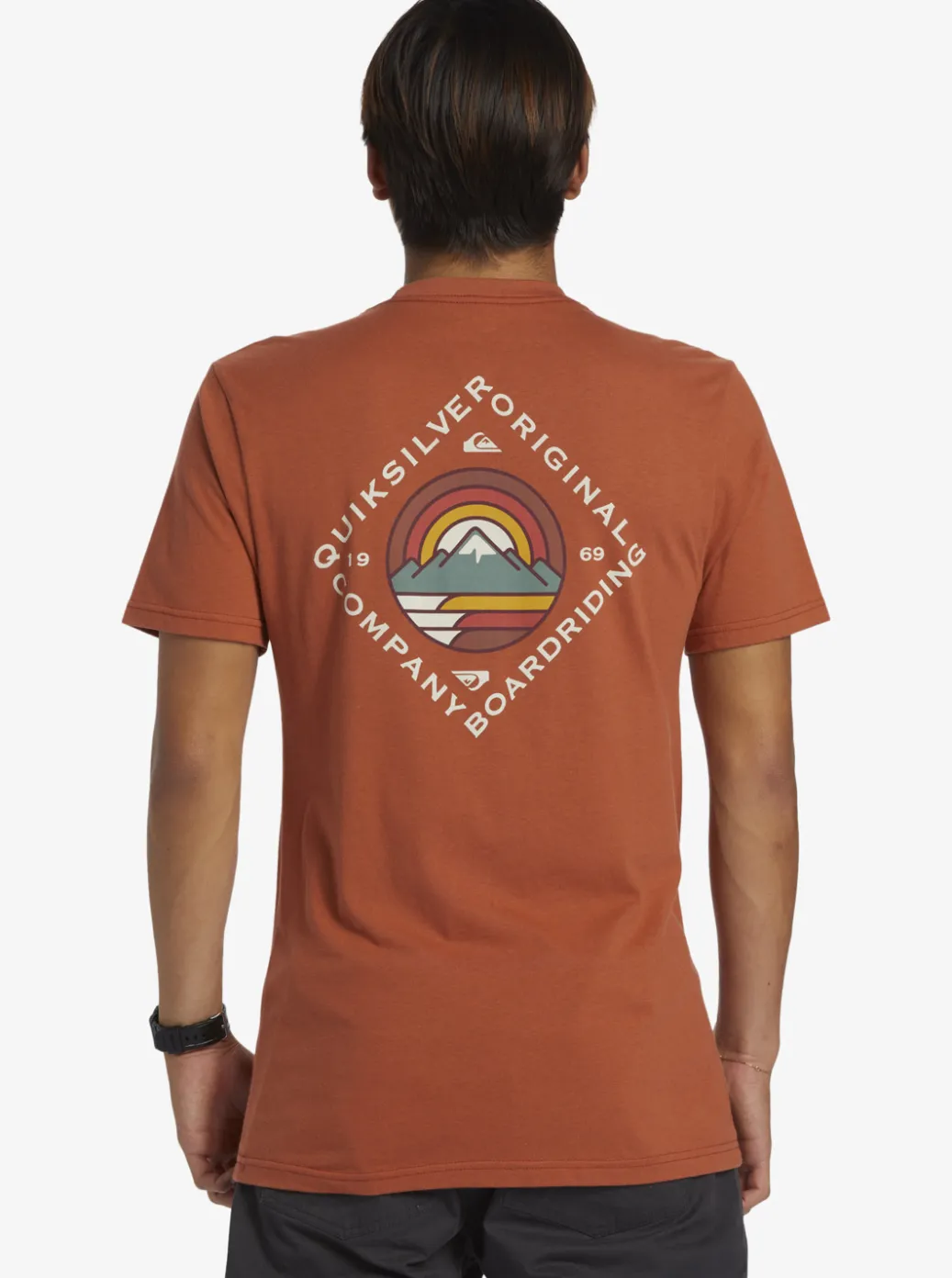 Best Sale Quiksilver Scenic View T-Shirt Baked Clay