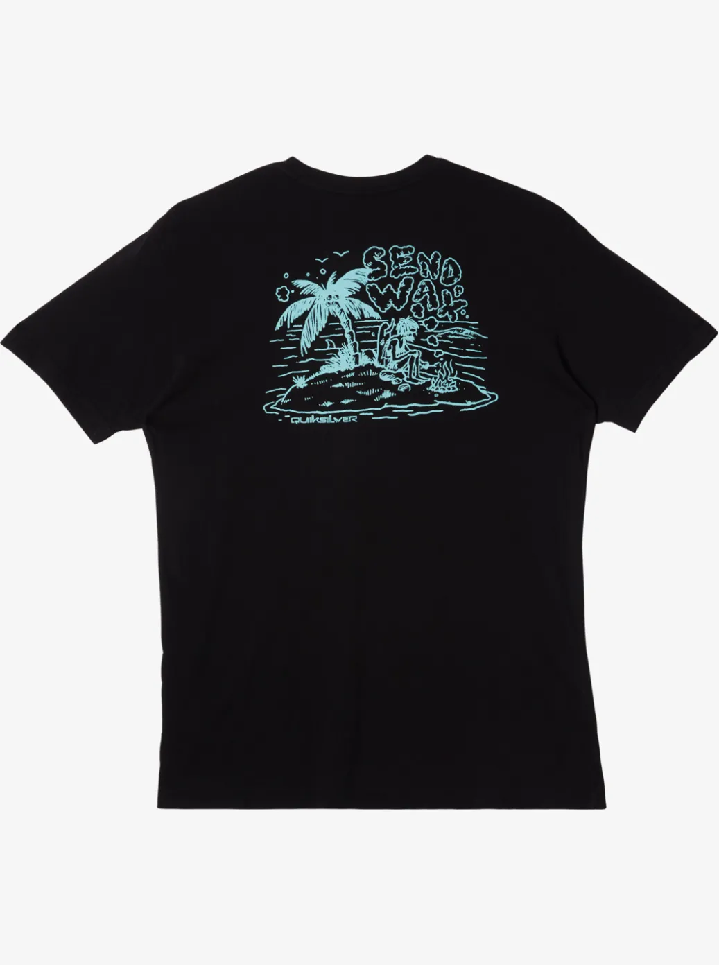 Hot Quiksilver Send Wax Mtz T-Shirt Black