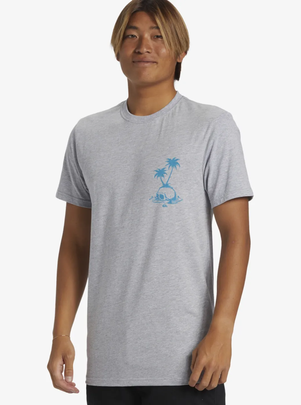 Store Quiksilver Skull Island T-Shirt Athletic Heather
