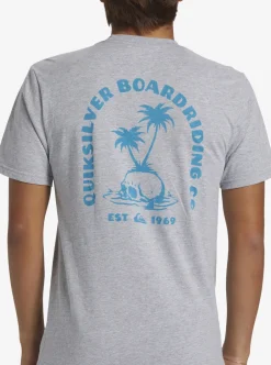 Store Quiksilver Skull Island T-Shirt Athletic Heather