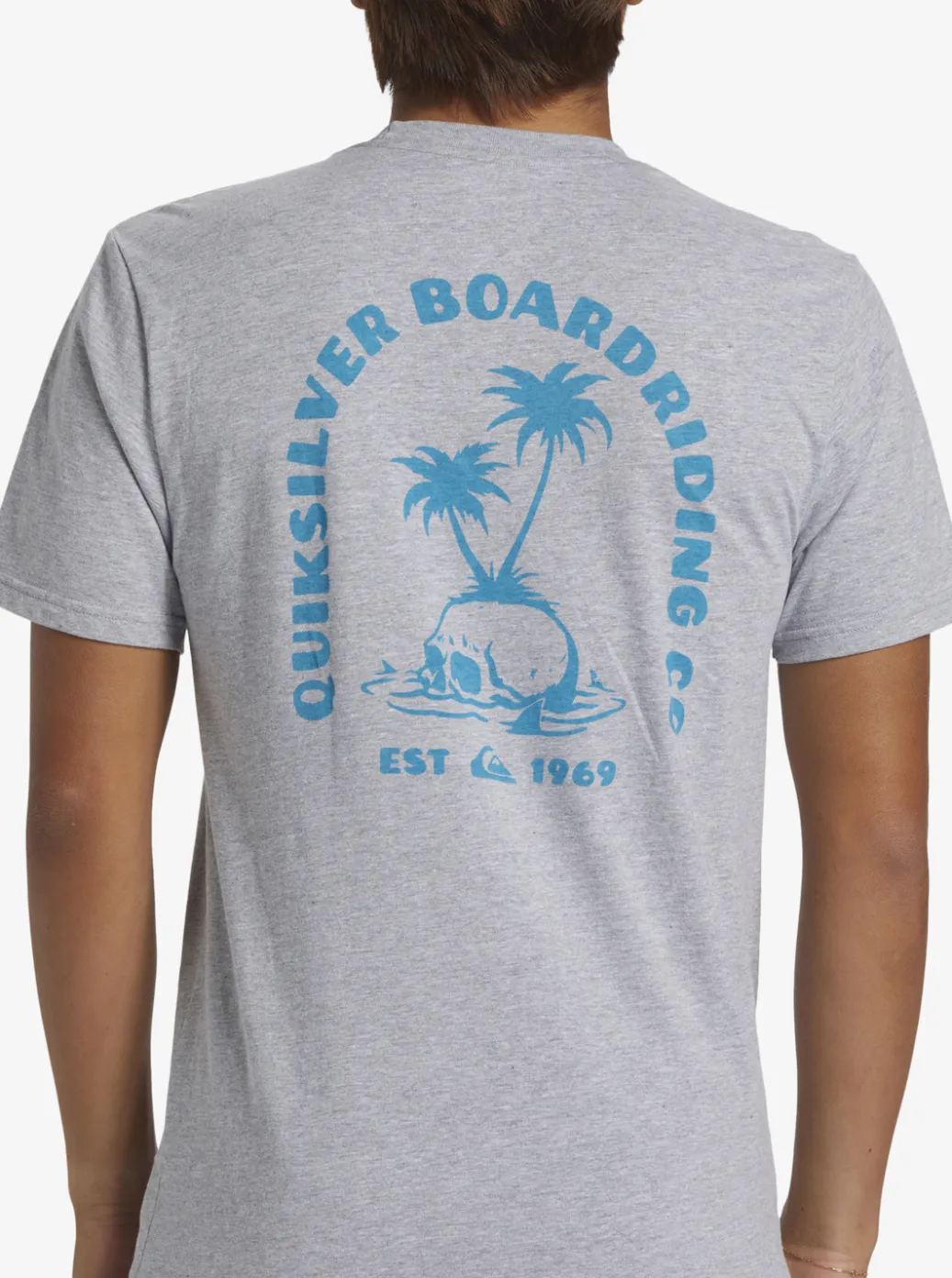 Store Quiksilver Skull Island T-Shirt Athletic Heather