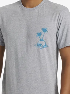 Store Quiksilver Skull Island T-Shirt Athletic Heather