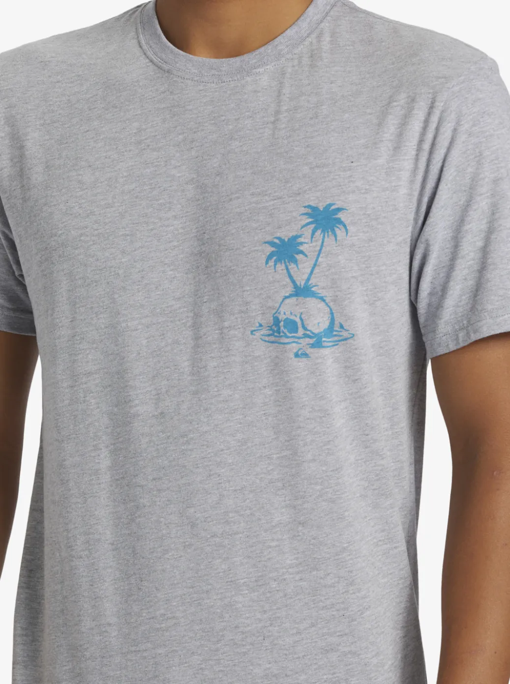 Store Quiksilver Skull Island T-Shirt Athletic Heather