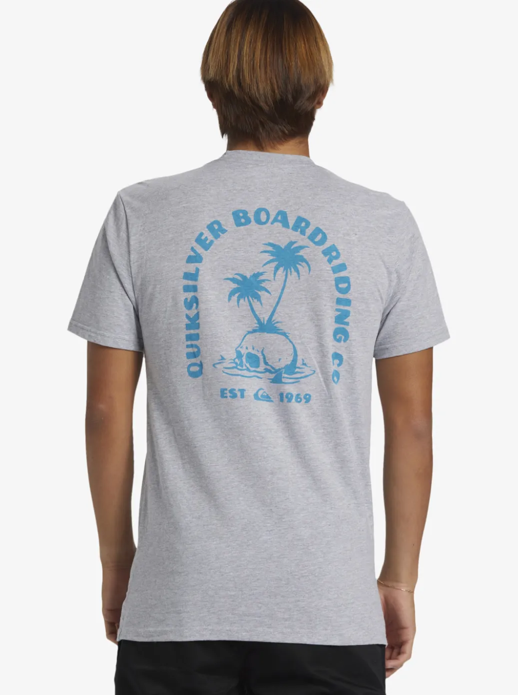 Store Quiksilver Skull Island T-Shirt Athletic Heather