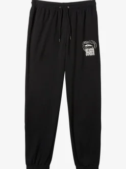 Best Quiksilver Smash & Grab Fleece Sweatpants Black
