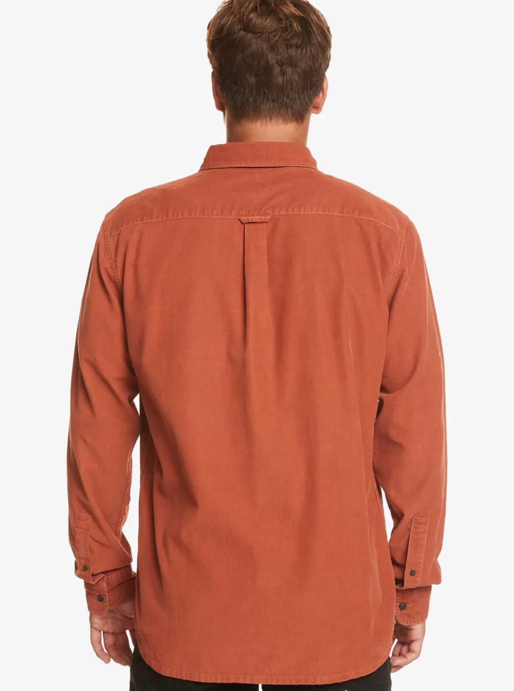 New Quiksilver Smoke Trail Long Sleeve Shirt Baked Clay
