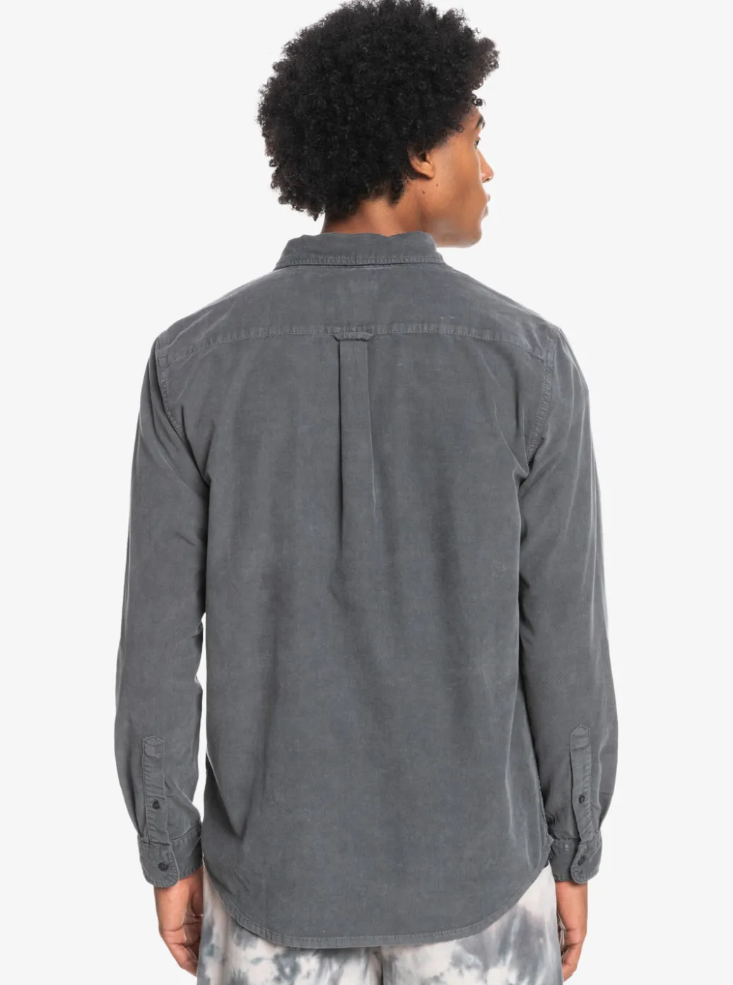 Best Quiksilver Smoke Trail Long Sleeve Shirt Iron Gate