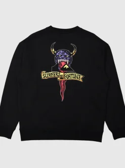 Shop Quiksilver Sof Sweatshirt Black