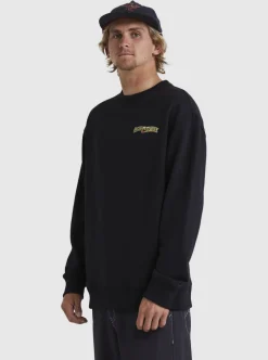 Shop Quiksilver Sof Sweatshirt Black