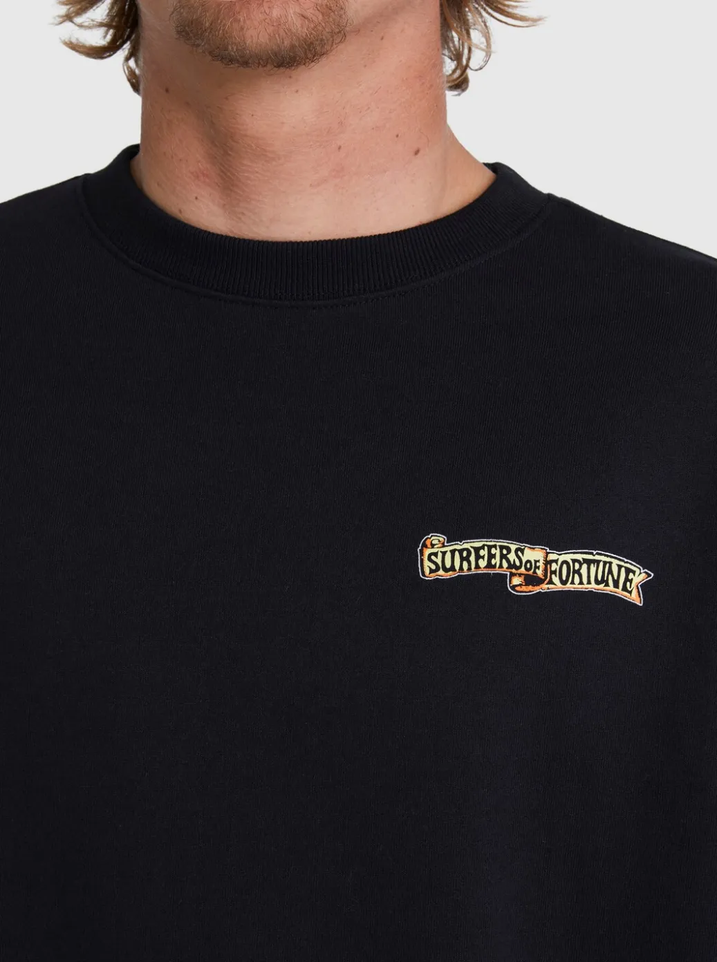 Shop Quiksilver Sof Sweatshirt Black