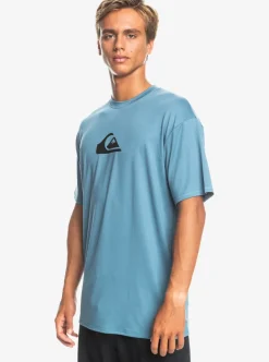 Best Quiksilver Solid Streak Short Sleeve Upf 50 Surf Tee Provencial