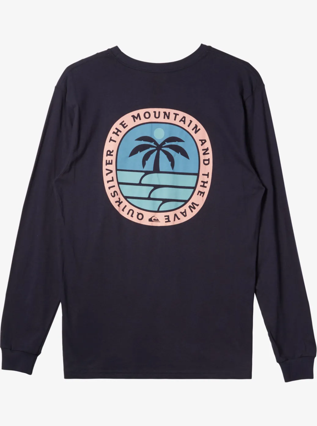 Cheap Quiksilver Solo Arbol Long Sleeve T-Shirt Navy Blazer