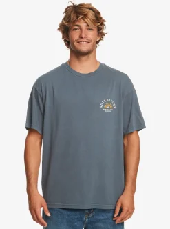 Shop Quiksilver State Of Mind T-Shirt Dark Slate