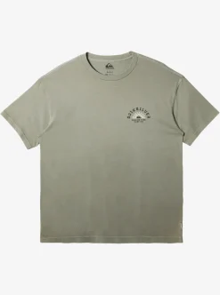 New Quiksilver State Of Mind T-Shirt Iceberg Green