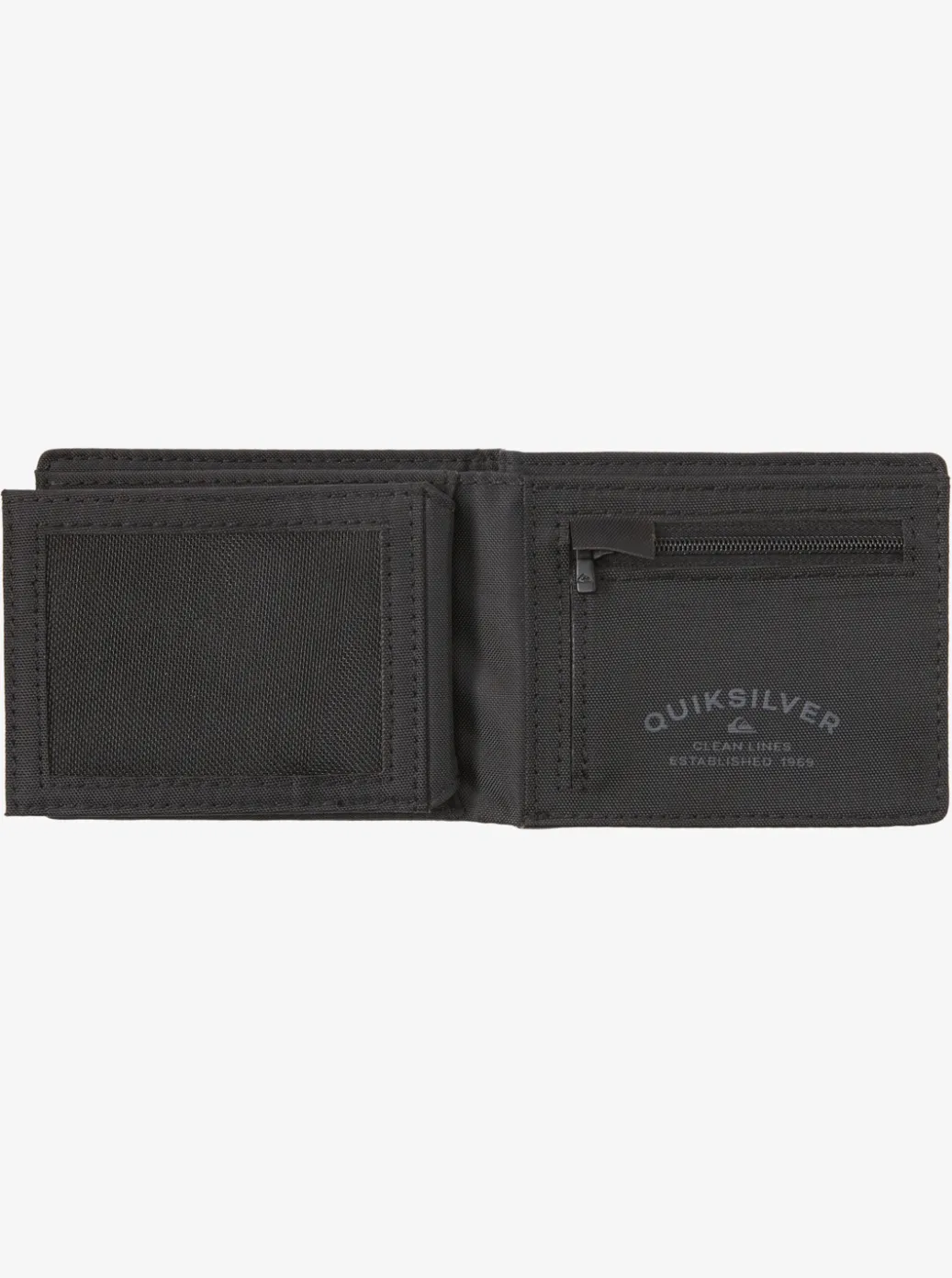 Sale Quiksilver Stitchy Tri-Fold Wallet Black Black