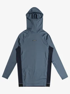 Flash Sale Quiksilver Storm Tripper Hooded Long Sleeve Surf Top Bering Sea