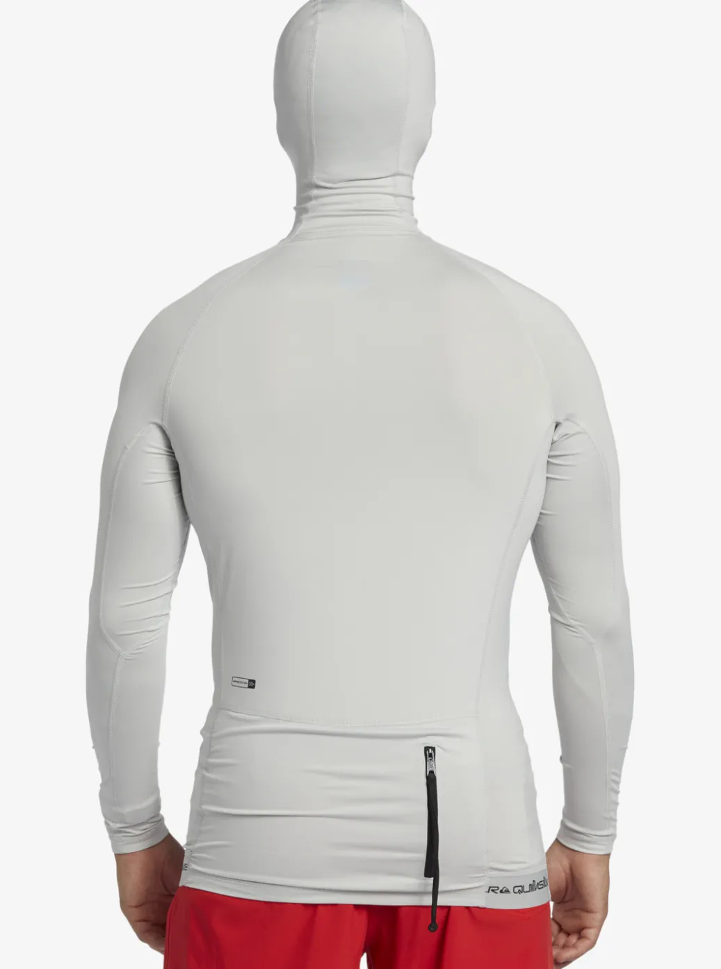 Outlet Quiksilver Storm Tripper Hooded Long Sleeve Surf Top Gray Violet